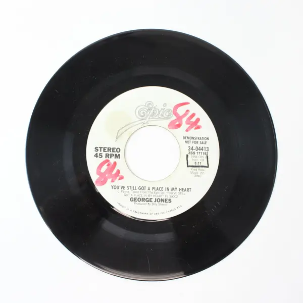 George Jones You've Still Got a Place in My Heart Epic Demo NFS 7in Vinyl