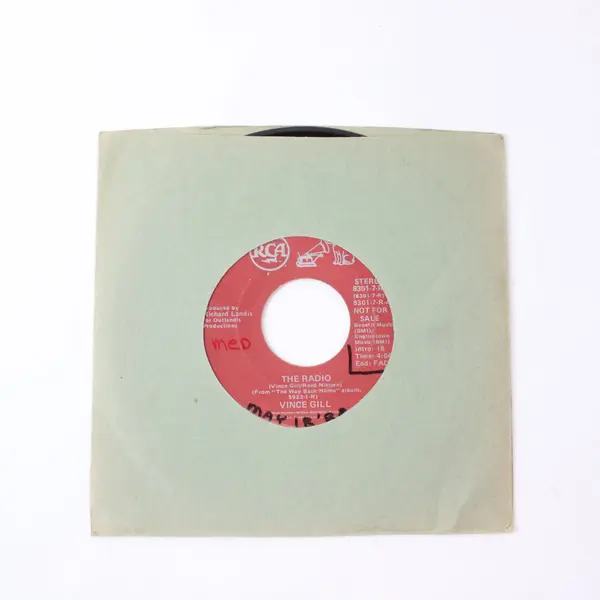 Vince Gill The Radio RCA Promo Not For Sale 7" Country Vinyl Single