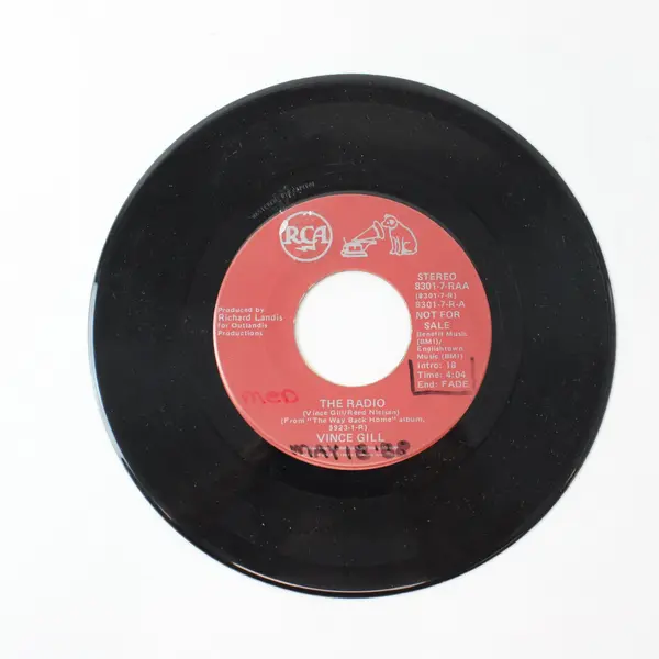 Vince Gill The Radio RCA Promo Not For Sale 7" Country Vinyl Single
