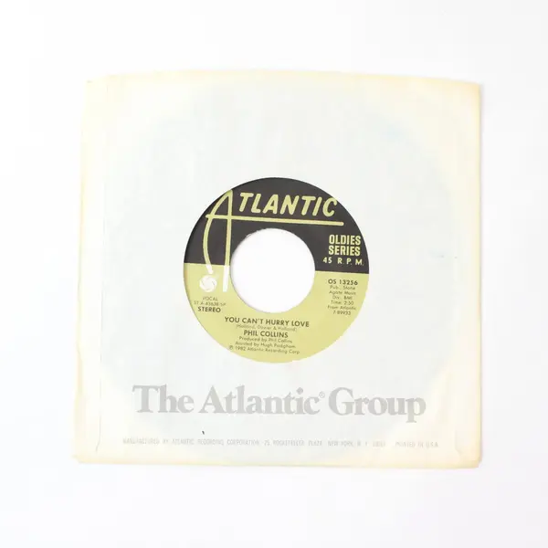 Phil Collins You Can't Hurry Love / I Don't Care Anymore 7" Vinyl Record