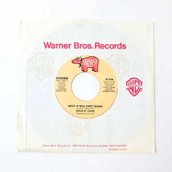 John Travolta Olivia Newton-John Grease Summer Nights 7in Vinyl RSO RS 906