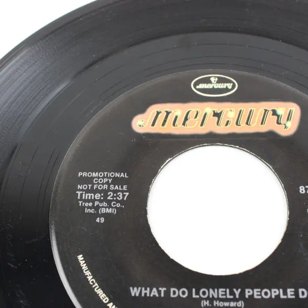 The Burch Sisters What Do Lonely People Do Mercury Promo 7" Vinyl Record