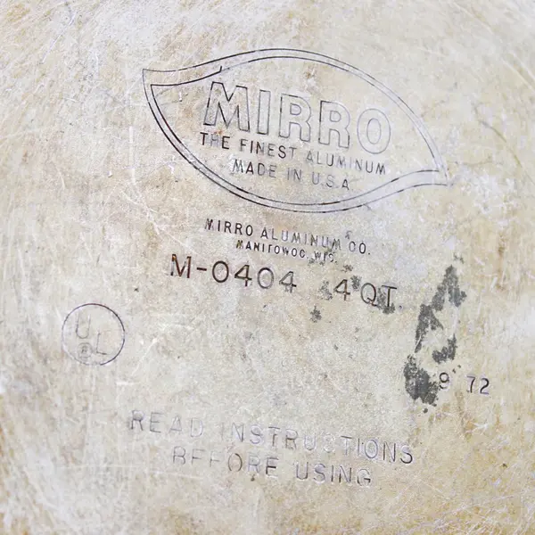 Mirro-Matic MI-0404 4 Qt Aluminum Pressure Cooker No Jiggler