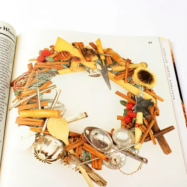 The Wreath Book Rob Pulleyn 1988 HC Craftbook W/DJ Over 100 Wreaths to Make Good