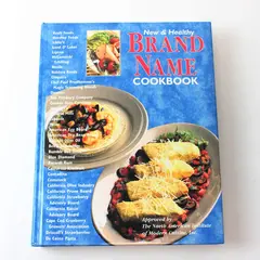 New & Healthy Brand Name Cookbook Edited by Hedi Levine 1995 Hardcover
