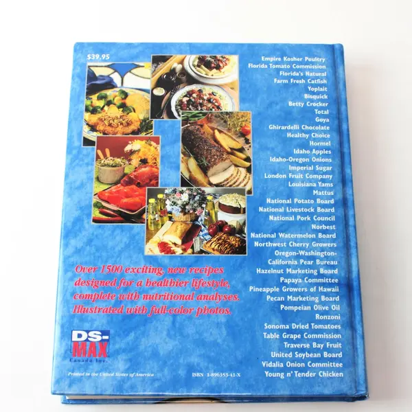 New & Healthy Brand Name Cookbook Edited by Hedi Levine 1995 Hardcover