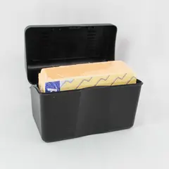 Oxford 100 Manila Cut Blank Card Guides In Black Storage Case Office Supplies