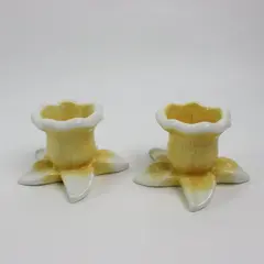 Department 56 Time to Celebrate 20.88131 Set of 2 Daffodil Candle Holders