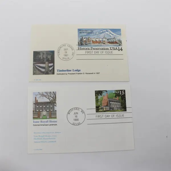 Lot of 7 Historic Preservation 1978-1990 Fleetwood FDC Postal Cards