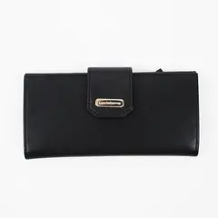 Liz Claiborne Women's Black Faux Leather Wallet