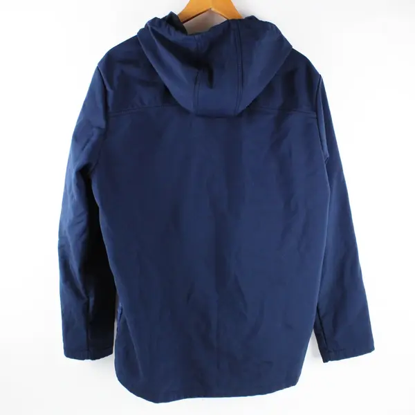 Hurley Men's Navy Blue Hooded Full-Zip Jacket Size Large