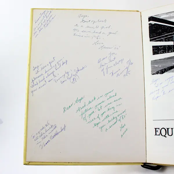 1955 Parkrose High School Equus Ferrox '55 Yearbook Portland Oregon