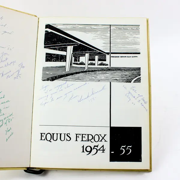 1955 Parkrose High School Equus Ferrox '55 Yearbook Portland Oregon