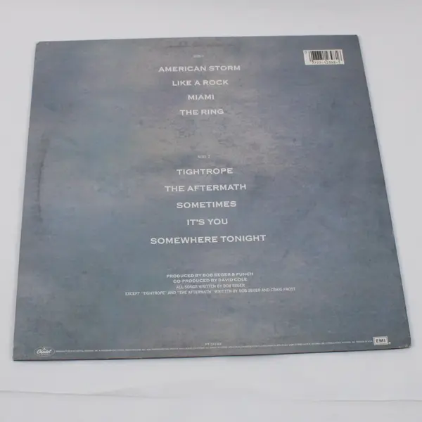 Bob Seger & The Silver Bullet Band Like a Rock PT 12398 12-Inch Vinyl LP Record