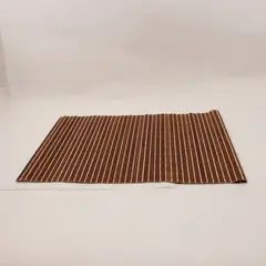 Bamboo Slat Placemat Centerpiece Mat Brown 17.5 x 12 in