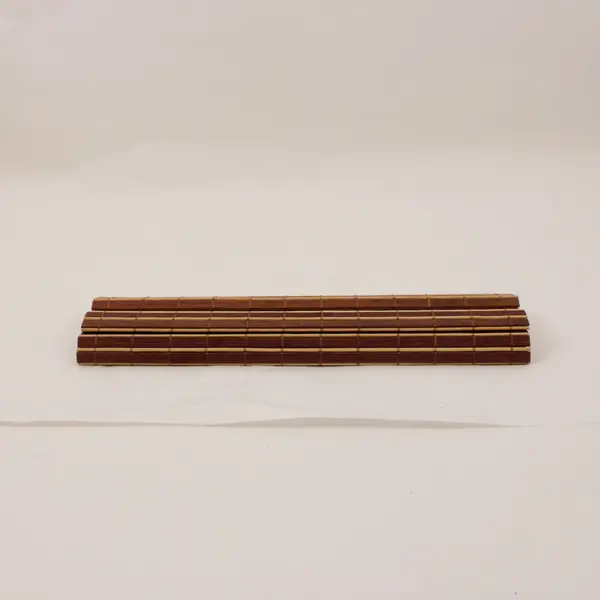 Bamboo Slat Placemat Centerpiece Mat Brown 17.5 x 12 in