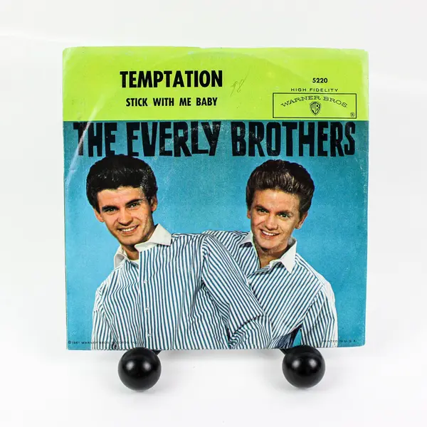 Warner Bros. The Everly Brothers Temptation / Stick With Me Baby  7" Vinyl 