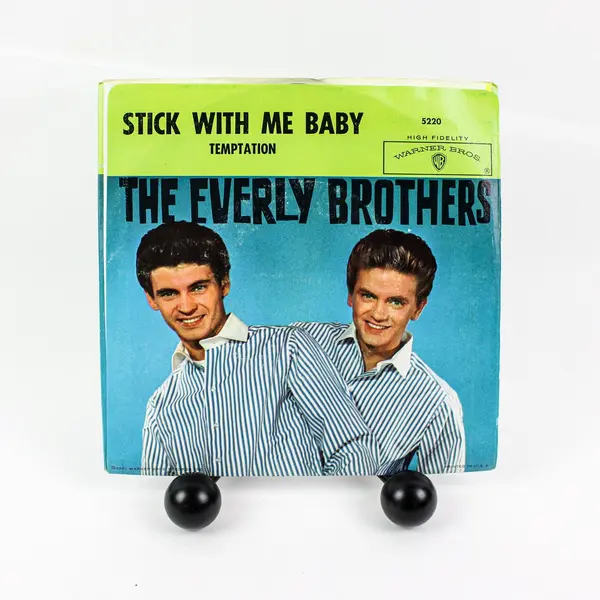 Warner Bros. The Everly Brothers Temptation / Stick With Me Baby  7" Vinyl 