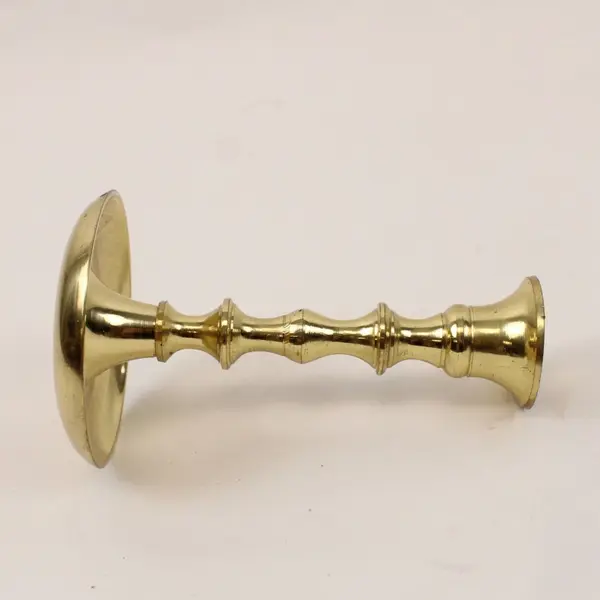 Brass Candlestick Holder 4.25 Inch Tall Traditional Decor