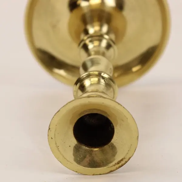 Brass Candlestick Holder 4.25 Inch Tall Traditional Decor