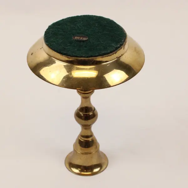 Brass Candlestick Holder 4.75 Inch Turned Taper Candle Stand