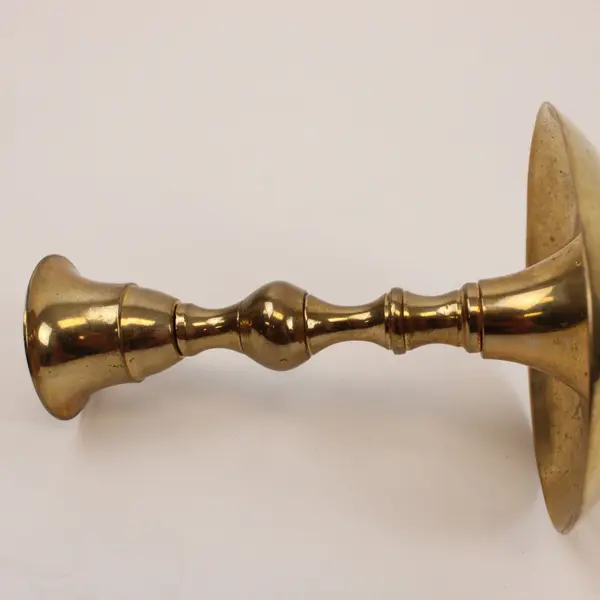 Brass Candlestick Holder 4.75 Inch Turned Taper Candle Stand