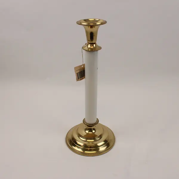 Classic By S.N.K Brass Candlestick Holder Taper Candle Ornate Table Decor 10.25"