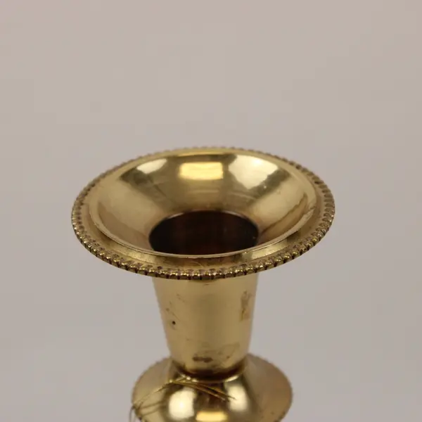 Classic By S.N.K Brass Candlestick Holder Taper Candle Ornate Table Decor 10.25"
