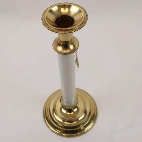 Classic By S.N.K Brass Candlestick Holder Taper Candle Ornate Table Decor 10.25"