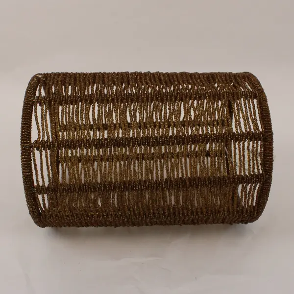 Midwest of Cannon Falls Holiday Gallery Gold Wire Mesh Candle Holder 7.75 Inch