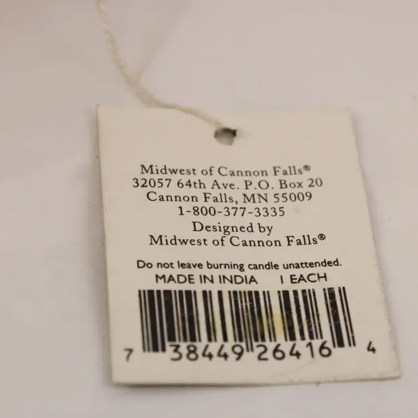 Midwest of Cannon Falls Holiday Gallery Gold Wire Mesh Candle Holder 7.75 Inch