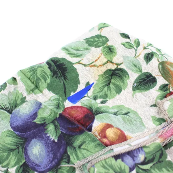 100% Cotton Fruit & Leaves Print Oblong Tablecloth 60 x 102 Inch