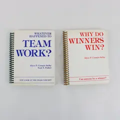 Lot 2 1989 Spiral-Bound PB Why Do Winners Win?/Whatever Happened to Team Work?