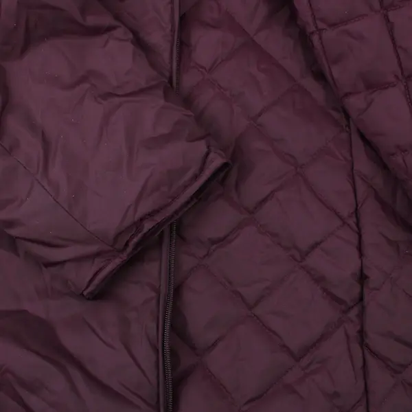Women's Purple Zip-Up Windbreaker Jacket 2X Lightweight 