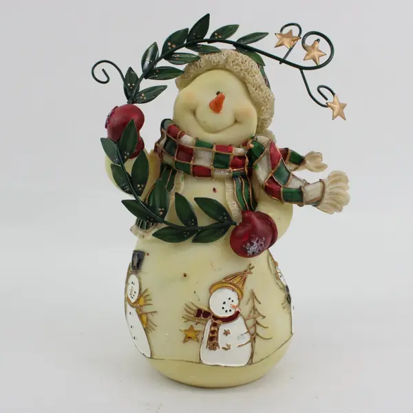 2002 Home Interiors Snow Friends Christmas Snowmen Figurines Set of 3 MPN 55044
