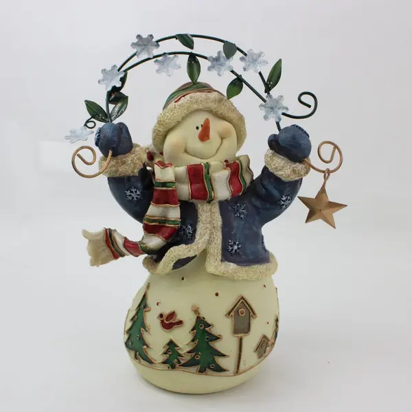 2002 Home Interiors Snow Friends Christmas Snowmen Figurines Set of 3 MPN 55044