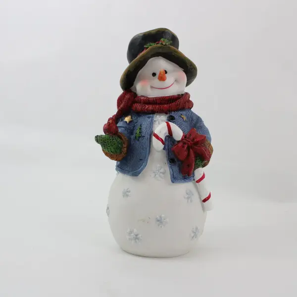Home Interiors 2003 Snowmen Figurines Set of 2 Holiday Decor