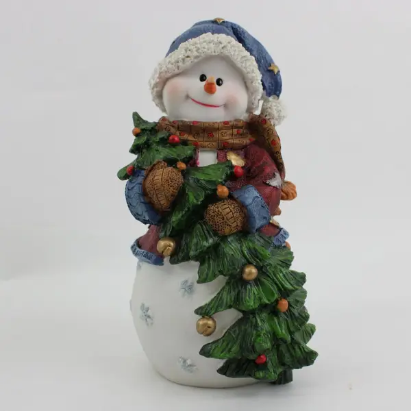 Home Interiors 2003 Snowmen Figurines Set of 2 Holiday Decor