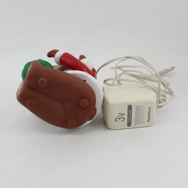 Kurt Adler Santa's Action World Bradley Bubble Bear Anim Xmas Fig Orig Box