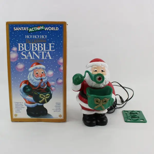 1995 Kurt Adler Santa's Action World Bubble Santa Christmas Ornament