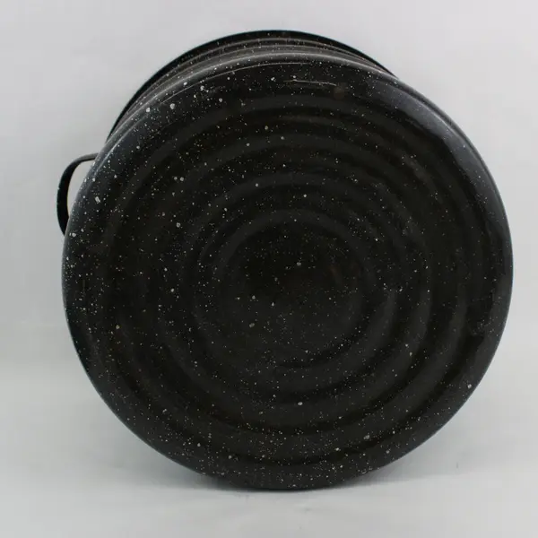 Enamelware 21.5 Qt Water Bath Canner Lid Jar Rack Speckled Black