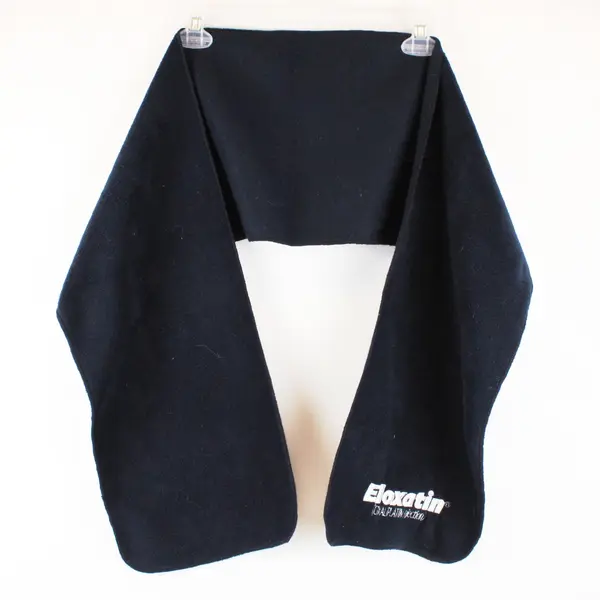 Eloxatin Oxaliplatin Scarf Neck Warmer Blue Fleece Pharmaceutical  Advertising 