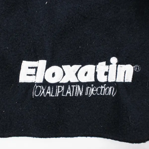 Eloxatin Oxaliplatin Scarf Neck Warmer Blue Fleece Pharmaceutical  Advertising 