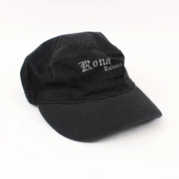Otto Five Panel Cap Black Kona Hawaii