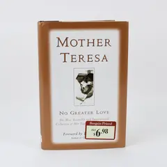 Mother Teresa No Greater Love LaVonne Neff 1997 MJF Books Hardcover Dust Jacket