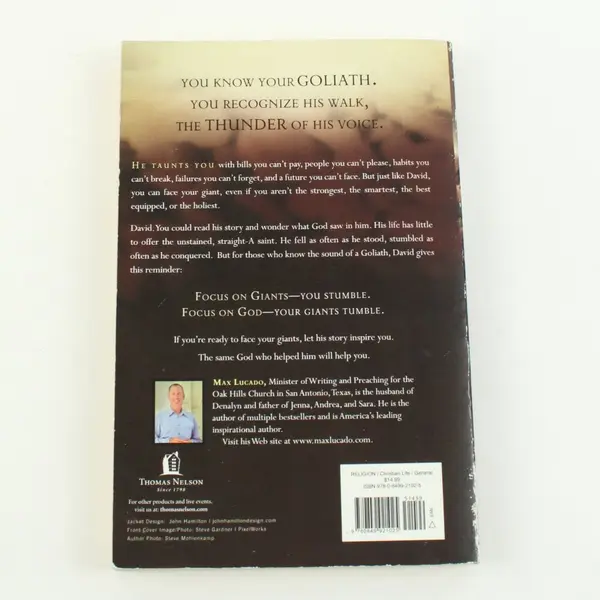 Facing Your Giants Paperback Max Lucado Christian Inspirational Book