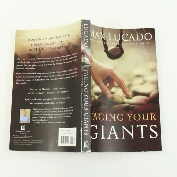 Facing Your Giants Paperback Max Lucado Christian Inspirational Book
