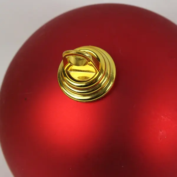 Lot of 2 Large Christmas Ball Ornaments Holiday Decor