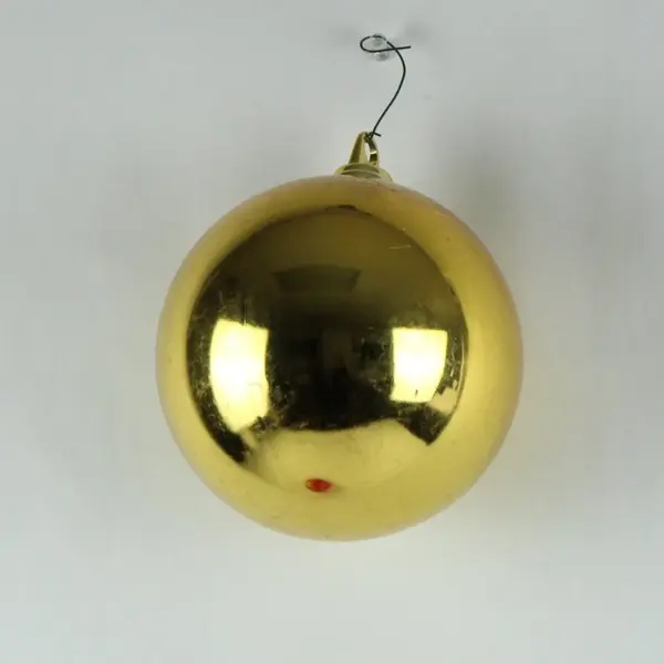 Lot of 2 Large Christmas Ball Ornaments Holiday Decor