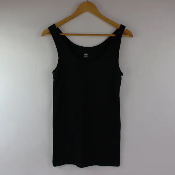 Mossimo Women's Black Tank Top Size Large Pre-Owned